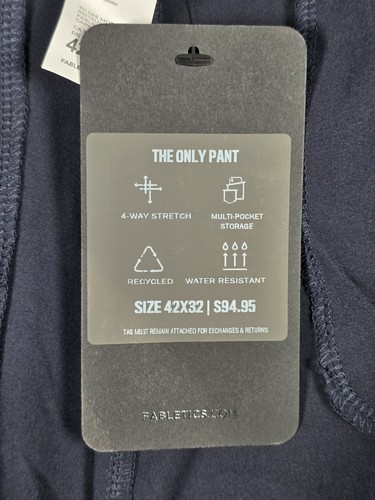 Pantalone fabletics uomo blu - uomo,